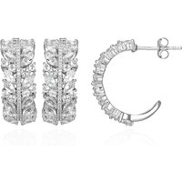 Weißer Topas-Silberohrringe (Adela Silber) Weißer Topas-Silberohrringe (Adela Silber)