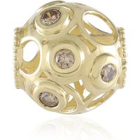 I2 Champagner-Brillant-Goldanhänger (Ornaments by de Melo) I2 Champagner-Brillant-Goldanhänger (Ornaments by de Melo)