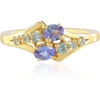 Tansanit-Silberring Tansanit-Silberring