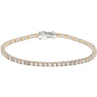 Pinkfarbener I1 Brillant-Goldarmband (CIRARI) Pinkfarbener I1 Brillant-Goldarmband (CIRARI)