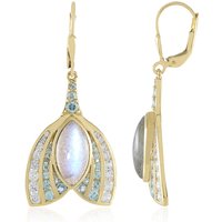 Blauer Maniry-Labradorit-Silberohrringe (KM by Juwelo) Blauer Maniry-Labradorit-Silberohrringe (KM by Juwelo)