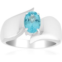 Blauer Apatit-Silberring (Pallanova) Blauer Apatit-Silberring (Pallanova)