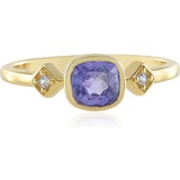 Tansanit-Silberring Tansanit-Silberring