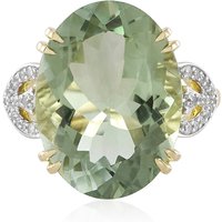 Rio Grande-Grüner Amethyst-Goldring Rio Grande-Grüner Amethyst-Goldring