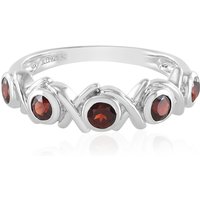 Mosambik-Granat-Silberring Mosambik-Granat-Silberring