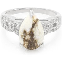 Magnesit-Silberring Magnesit-Silberring