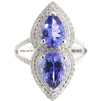 AAA-Tansanit-Goldring (CIRARI) AAA-Tansanit-Goldring (CIRARI)