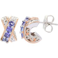 Tansanit-Silberohrringe (Gems en Vogue) Tansanit-Silberohrringe (Gems en Vogue)