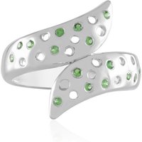 Tansania-Tsavorit-Silberring (de Melo) Tansania-Tsavorit-Silberring (de Melo)