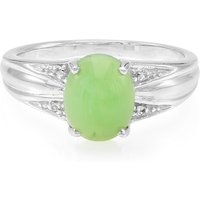 Kaiserlicher Chrysopras-Silberring Kaiserlicher Chrysopras-Silberring