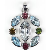 Edelstein-Silberanhänger Edelstein-Silberanhänger