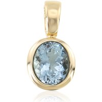 Santa Maria-Aquamarin-Goldanhänger (CUSTODANA) Santa Maria-Aquamarin-Goldanhänger (CUSTODANA)