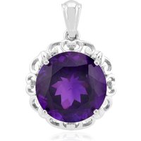 Sambia-Amethyst-Silberanhänger Sambia-Amethyst-Silberanhänger