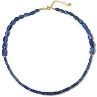 Nepalesischer Kyanit-Silberhalskette Nepalesischer Kyanit-Silberhalskette