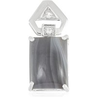 Botswana-Achat-Silberanhänger Botswana-Achat-Silberanhänger