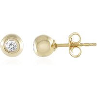 Zirkon-Silberohrringe Zirkon-Silberohrringe