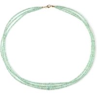 Kolumbianischer Smaragd-Goldhalskette Kolumbianischer Smaragd-Goldhalskette