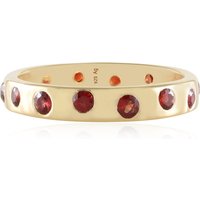 Tansania-Rubin-Silberring Tansania-Rubin-Silberring