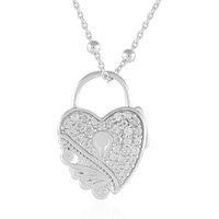 Zirkon-Silberhalskette (Dallas Prince Designs) Zirkon-Silberhalskette (Dallas Prince Designs)