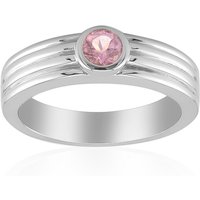 Brasilianischer Pinkfarbener Turmalin-Silberring (Pallanova) Brasilianischer Pinkfarbener Turmalin-Silberring (Pallanova)