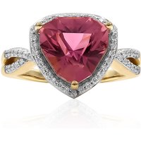 Kalifornischer Pinkfarbener Turmalin-Goldring (Amanda Adkins) Kalifornischer Pinkfarbener Turmalin-Goldring (Amanda Adkins)