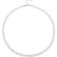 Selenit-Silberhalskette Selenit-Silberhalskette