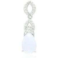 Blauer Band-Achat-Silberanhänger Blauer Band-Achat-Silberanhänger