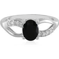 Schwarzer Onyx-Silberring Schwarzer Onyx-Silberring