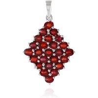 Tansania-Rubin-Silberanhänger Tansania-Rubin-Silberanhänger