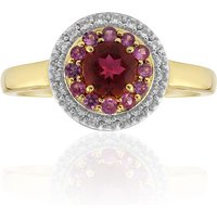 Nigerianischer Rubellit-Goldring (Mark Kaufman) Nigerianischer Rubellit-Goldring (Mark Kaufman)