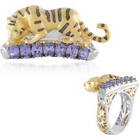 Tansanit-Silberring (Gems en Vogue) Tansanit-Silberring (Gems en Vogue)