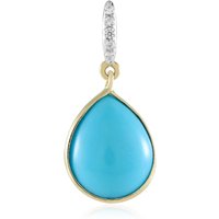 Sleeping Beauty-Türkis-Goldanhänger Sleeping Beauty-Türkis-Goldanhänger