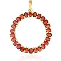 Tansania-Rubin-Silberanhänger Tansania-Rubin-Silberanhänger