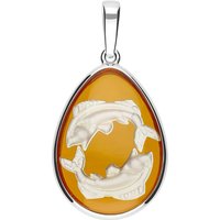 Baltischer Bernstein-Silberanhänger Fische (dagen) Baltischer Bernstein-Silberanhänger Fische (dagen)