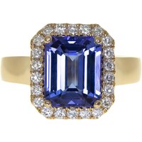 AAA-Tansanit-Goldring (CIRARI) AAA-Tansanit-Goldring (CIRARI)