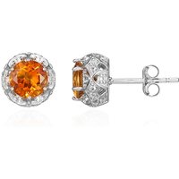 Citrin-Silberohrringe Citrin-Silberohrringe