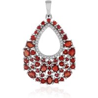 Tansania-Rubin-Silberanhänger Tansania-Rubin-Silberanhänger