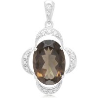 Rauchquarz-Silberanhänger Rauchquarz-Silberanhänger