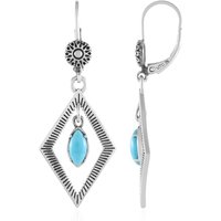 Sleeping Beauty-Türkis-Silberohrringe (Desert Chic) Sleeping Beauty-Türkis-Silberohrringe (Desert Chic)