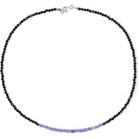 Edelstein-Silberhalskette Edelstein-Silberhalskette