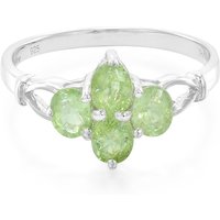 Paraiba-Turmalin-Silberring Paraiba-Turmalin-Silberring