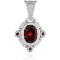 Mosambik-Granat-Silberanhänger Mosambik-Granat-Silberanhänger