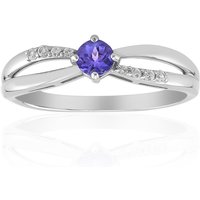 Tansanit-Silberring Tansanit-Silberring