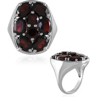 Mosambik-Granat-Silberring Mosambik-Granat-Silberring