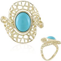 Sleeping Beauty-Türkis-Goldring (Ornaments by de Melo) Sleeping Beauty-Türkis-Goldring (Ornaments by de Melo)