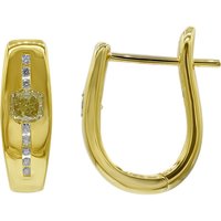 Gelber SI2 Argyle-Diamant-Goldohrringe (Mark Tremonti) Gelber SI2 Argyle-Diamant-Goldohrringe (Mark Tremonti)