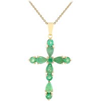 Brasilianischer Smaragd-Silberhalskette Brasilianischer Smaragd-Silberhalskette