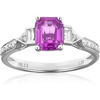 Pinkfarbener Saphir-Goldring (CIRARI) Pinkfarbener Saphir-Goldring (CIRARI)