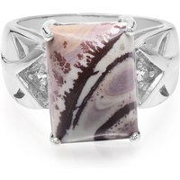 Sonora-Dendriten-Jaspis-Silberring Sonora-Dendriten-Jaspis-Silberring