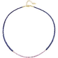 Edelstein-Silberhalskette Edelstein-Silberhalskette